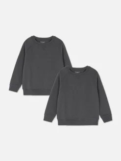 2 Sudaderas De Cuello Redondo Para Niño Pequeño