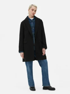 Abrigo Clásico De Botonadura Simple