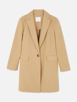 Abrigo Clásico De Botonadura Simple