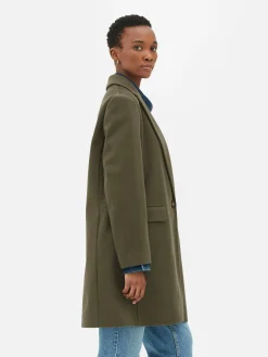 Abrigo Clásico De Botonadura Simple