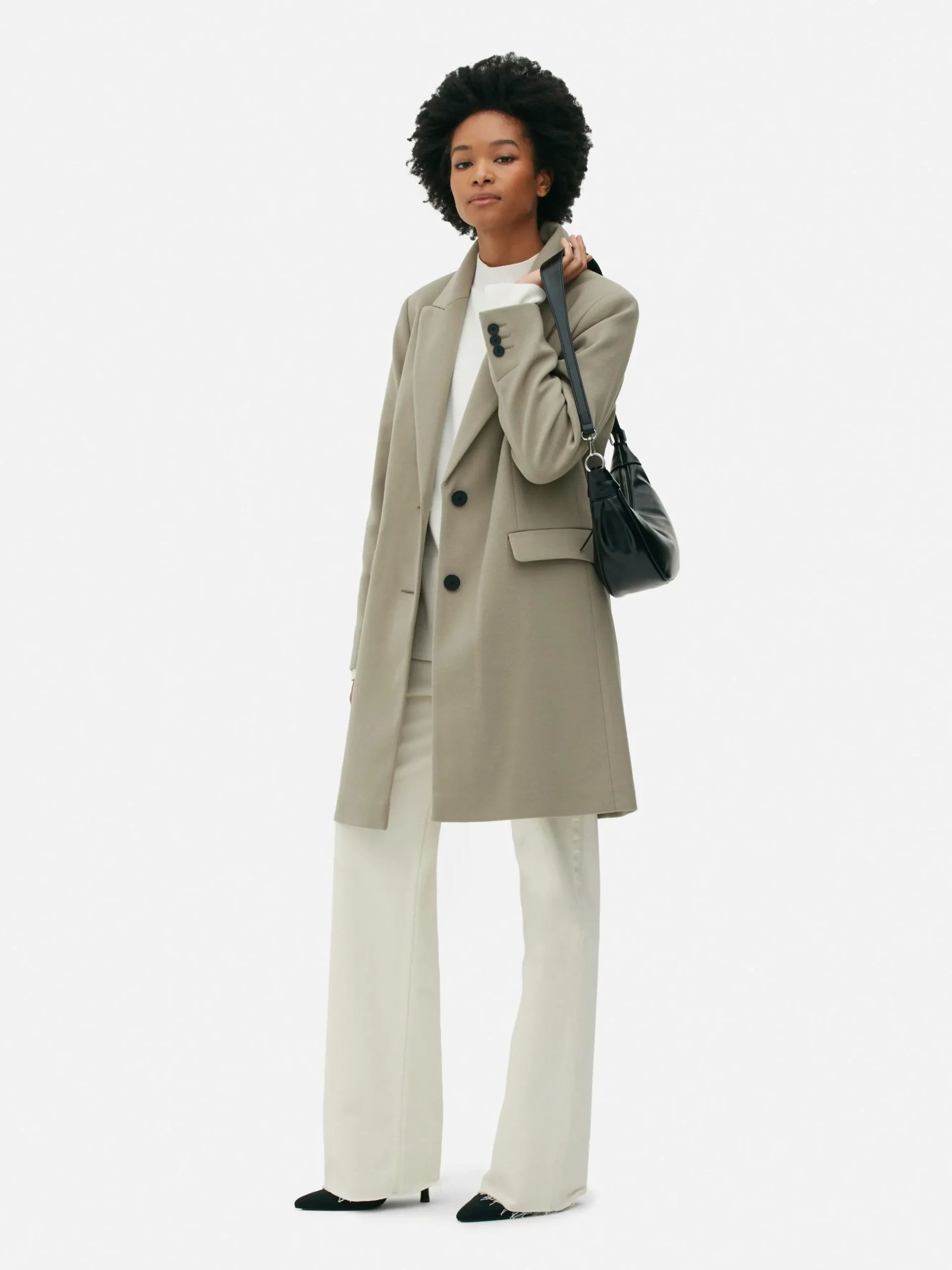 Abrigo Con Botonadura Sencilla