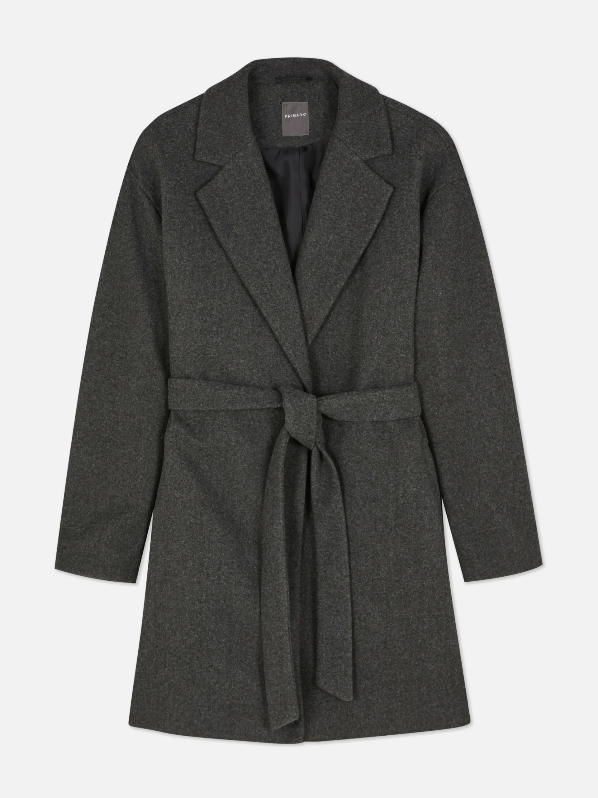 Abrigo Cruzado Con Cinturón