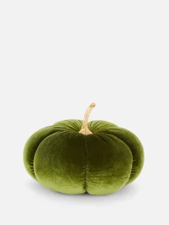 Adorno En Forma De Calabaza De Terciopelo Grande