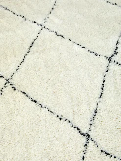 Alfombra Con Estampado De Rombos