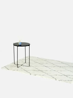 Alfombra Con Estampado De Rombos