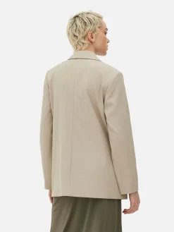 Americana Combinable Con Botonadura Sencilla