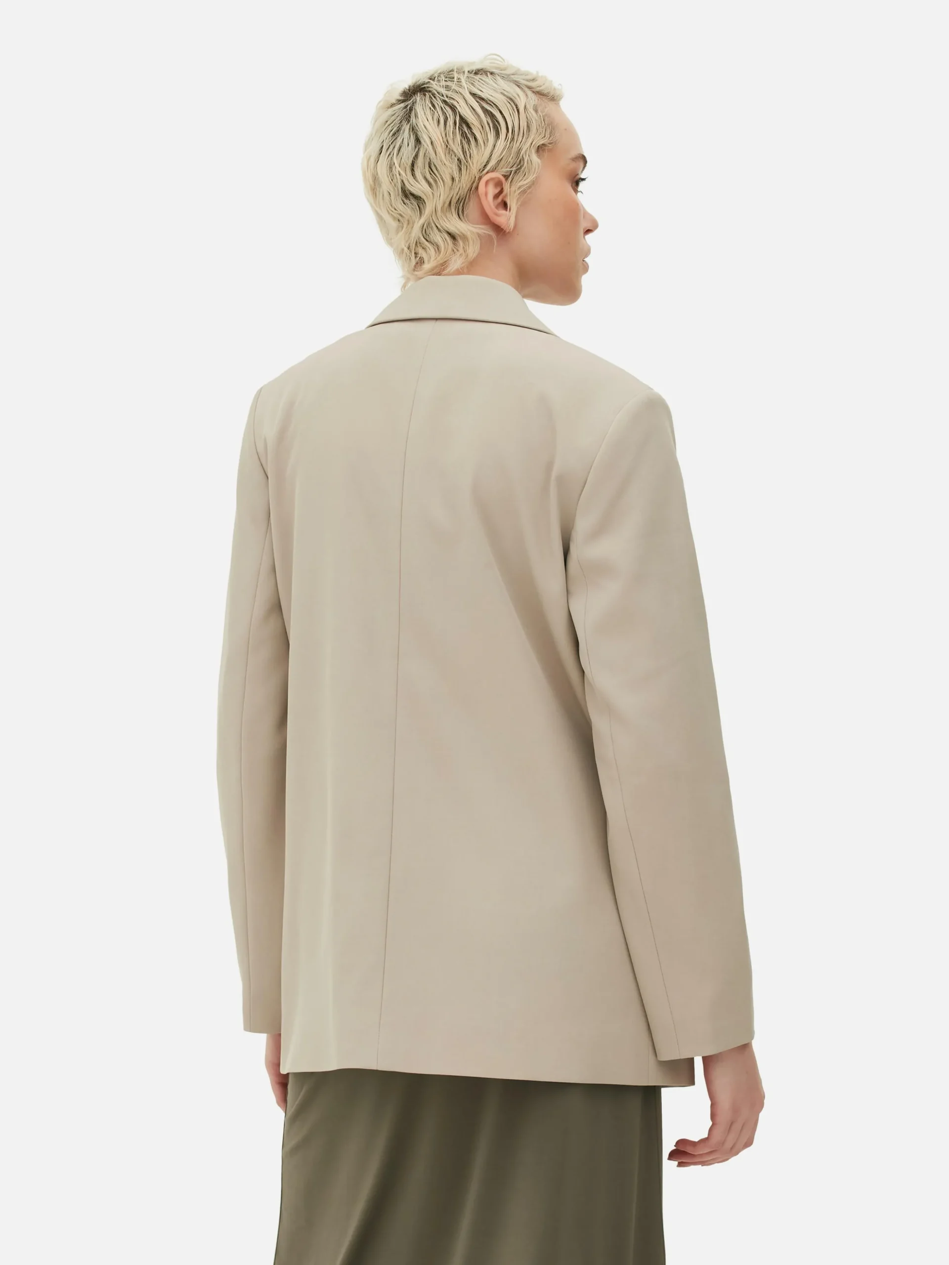 Americana Combinable Con Botonadura Sencilla