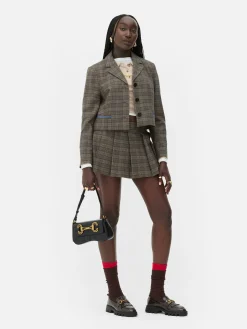 Americana Corta De Cuadros De Rita Ora