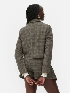 Americana Corta De Cuadros De Rita Ora