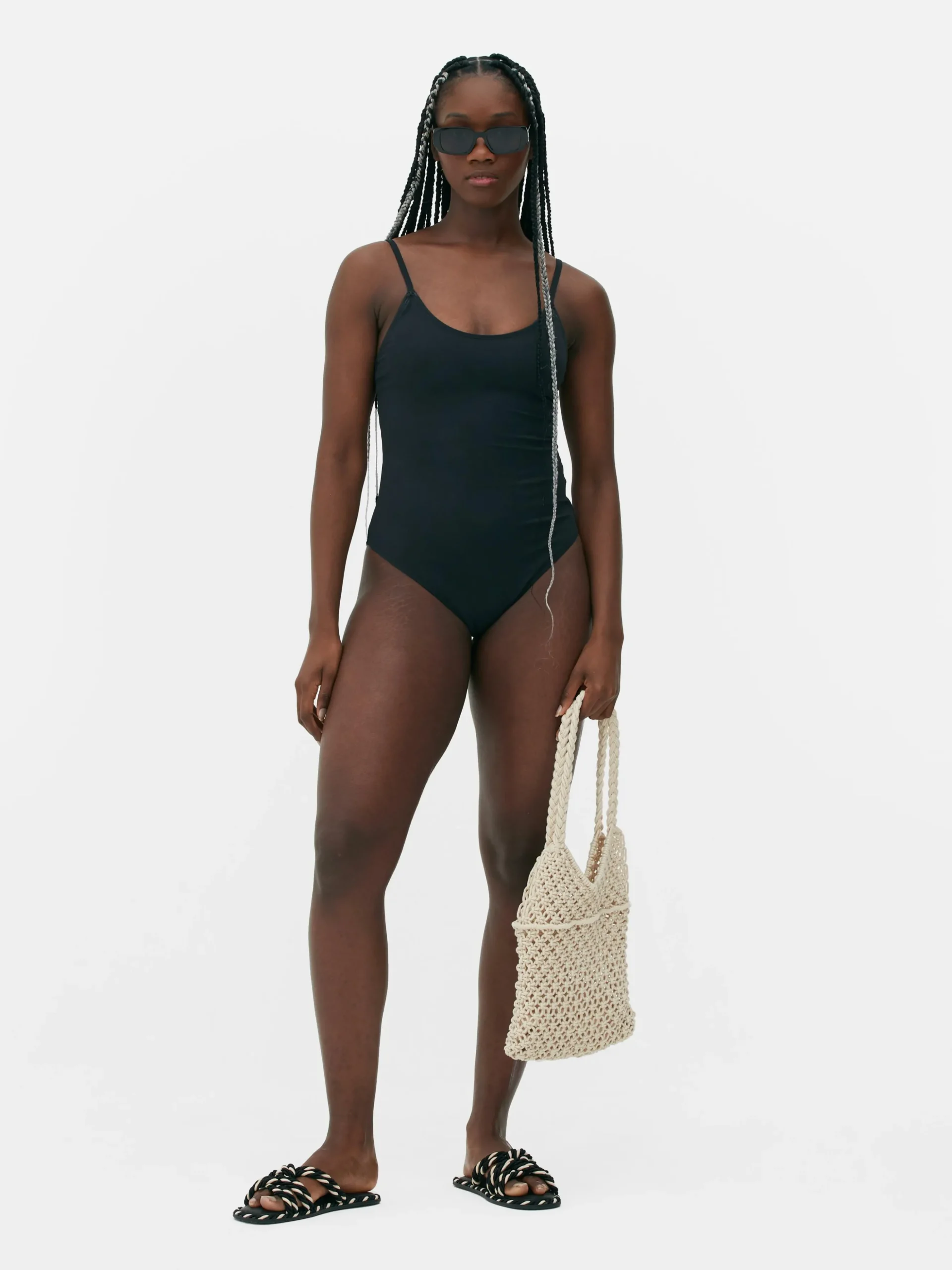 Bañador Básico De Escote Amplio