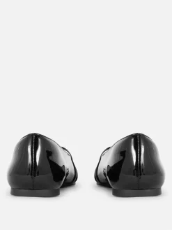 Bailarinas De Charol Con Puntera Afilada