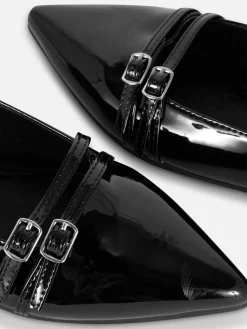 Bailarinas De Charol Con Puntera Afilada