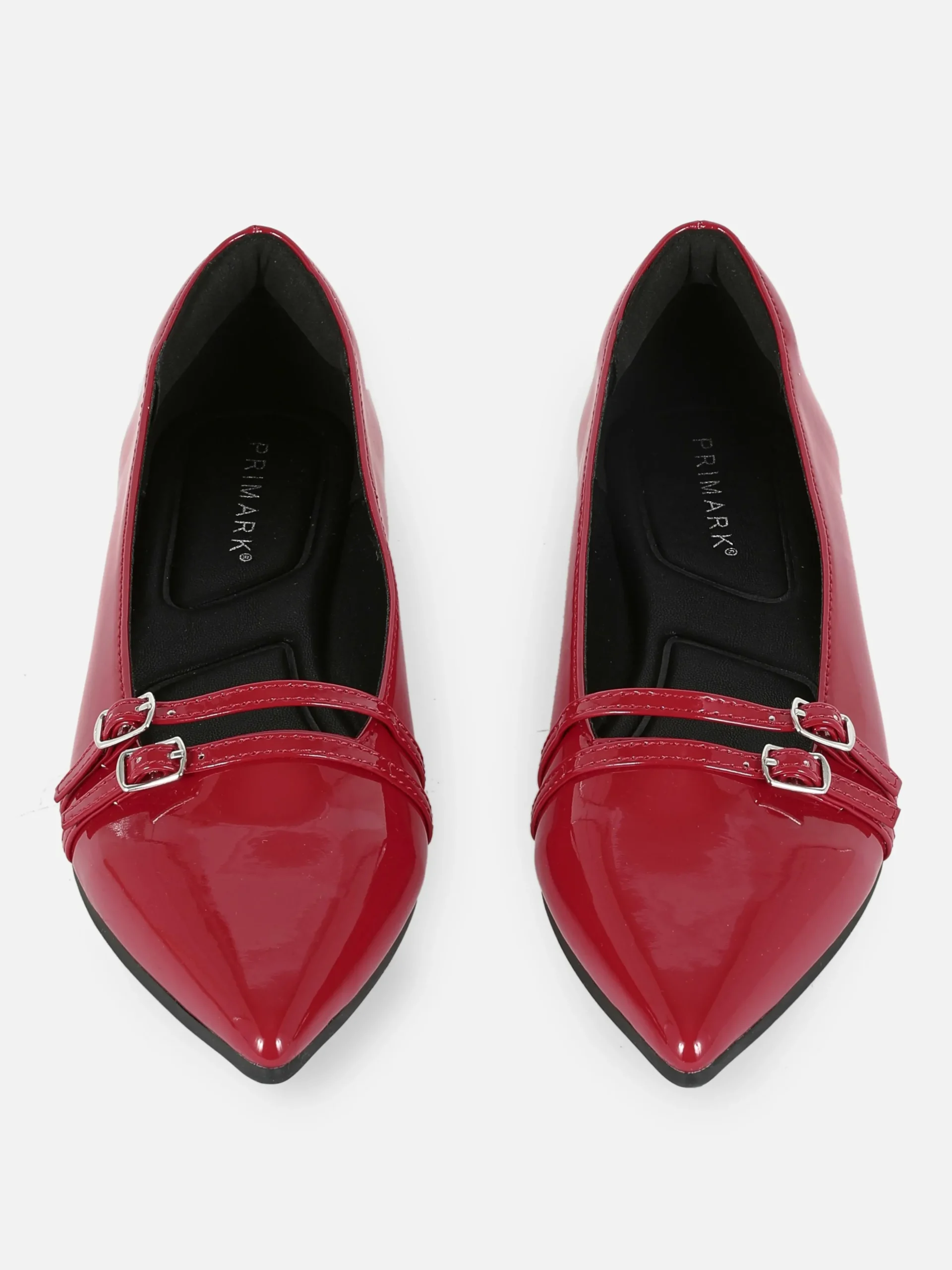 Bailarinas De Charol Con Puntera Afilada