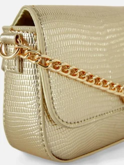 Bandolera Con Efecto Piel De Serpiente