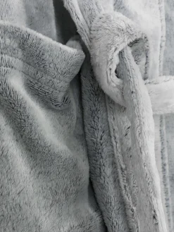 Bata De Pelo De Largo Midi