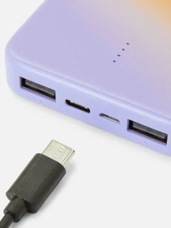 Batería Externa De 10000 MAh Con Efecto Degradado