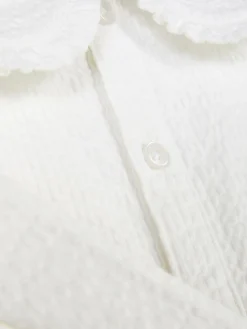 Blusa Con Cuello Fruncido