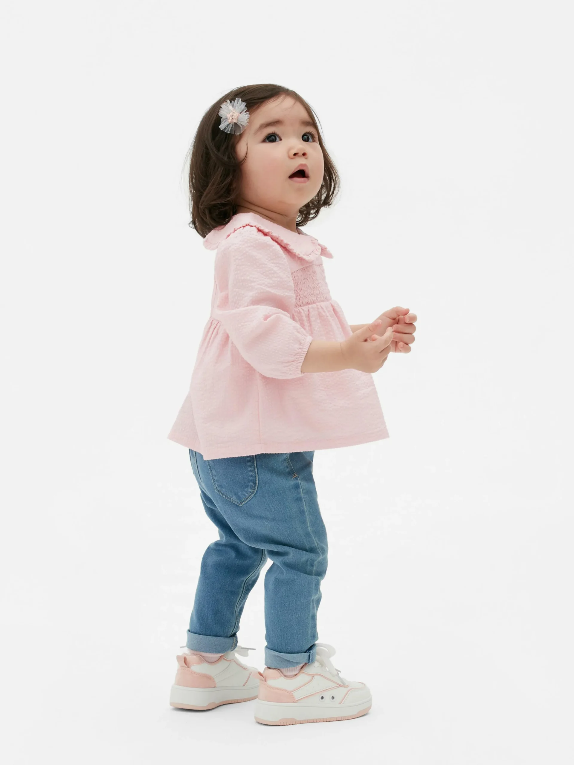 Blusa Con Cuello Fruncido