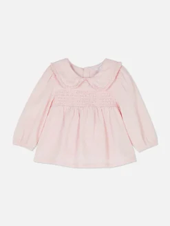 Blusa Con Cuello Fruncido