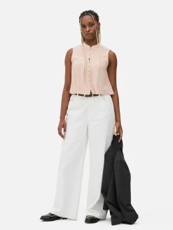 Blusa Con Flores Estilo Campiña