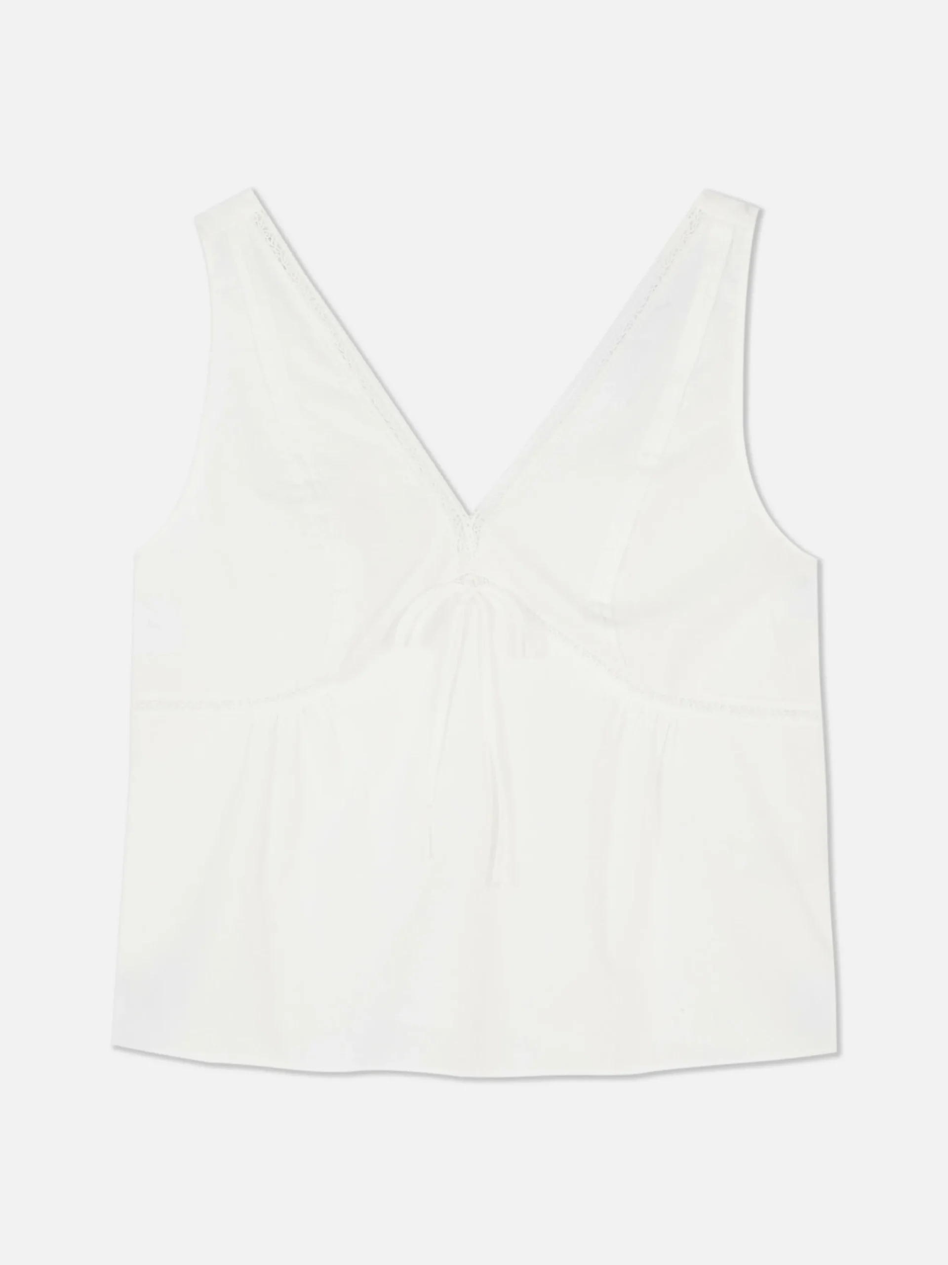 Blusa Sin Mangas Con Escote De Pico