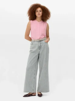 Blusa Tipo Túnica Sin Mangas