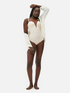 Bodi Moldeador Escotado Con Relleno