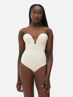 Bodi Moldeador Escotado Con Relleno