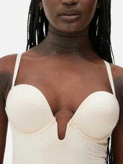 Bodi Moldeador Escotado Con Relleno