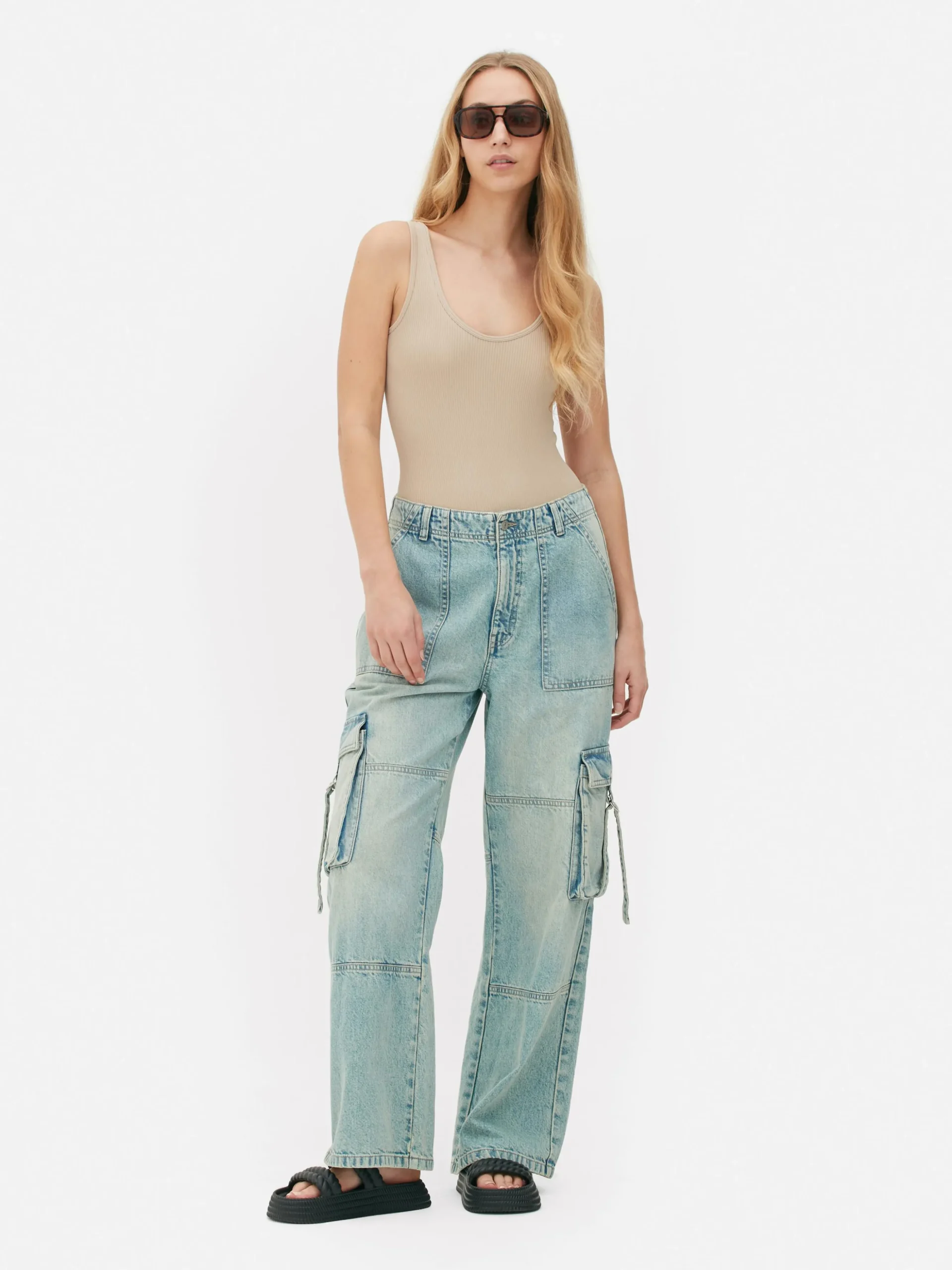 Body Acanalado Sin Costuras De Escote Amplio