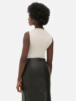 Body De Cuello Alto Sin Mangas