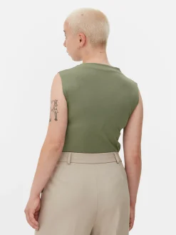 Body De Cuello Alto Sin Mangas