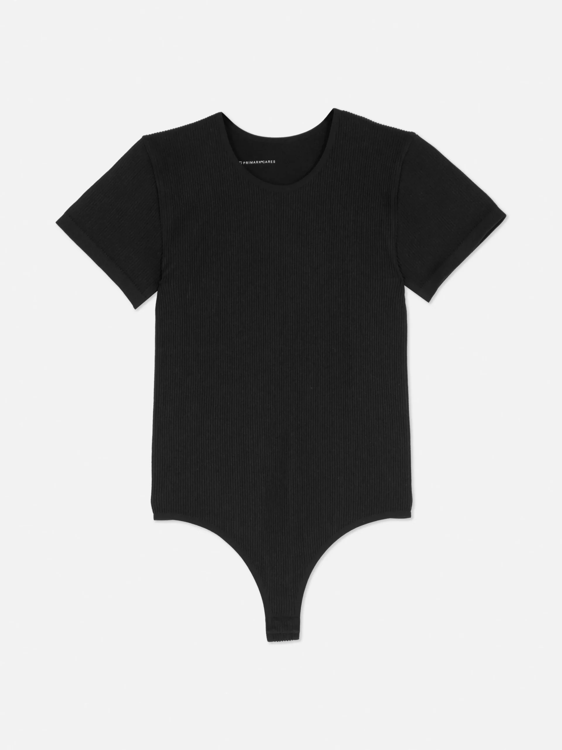 Body Estilo Camiseta Acanalado Sin Costuras