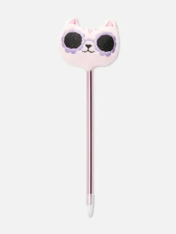 Bolígrafo Con Adorno En Forma De Gato
