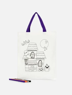 Bolsa De Halloween Para Colorear