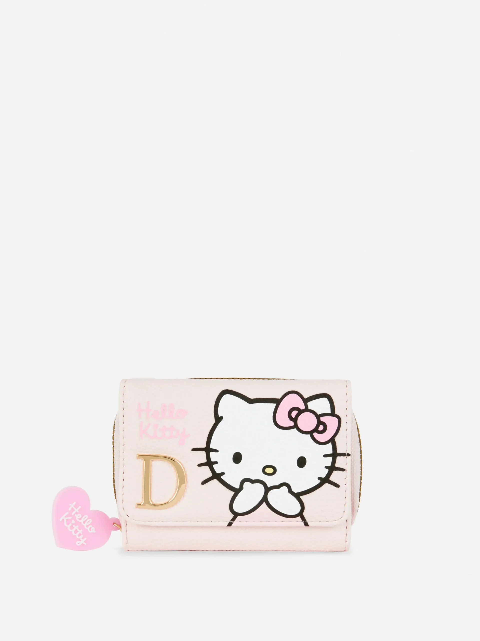 Bolso Con Cremallera E Inicial De Hello Kitty