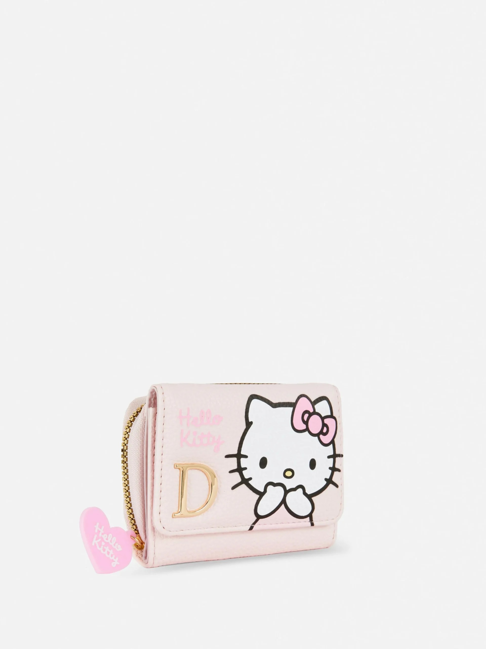 Bolso Con Cremallera E Inicial De Hello Kitty