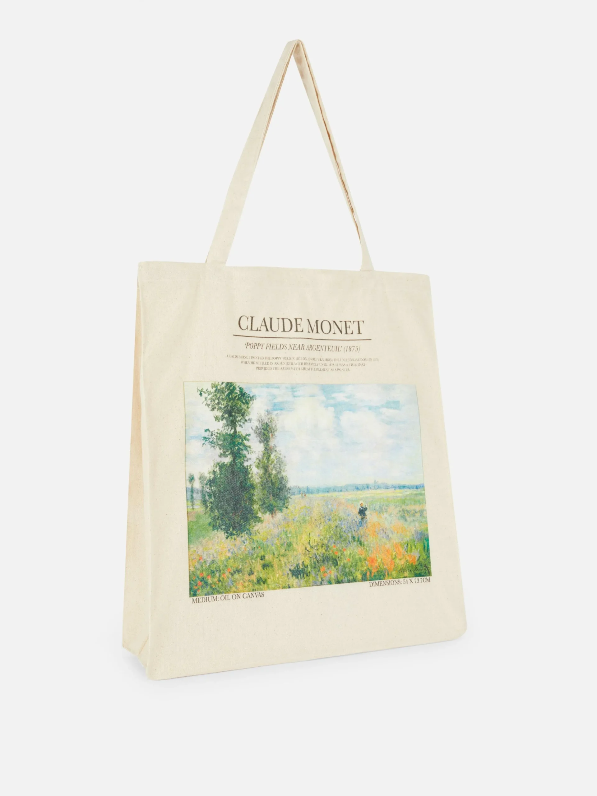 Bolso De Lona De Claude Monet