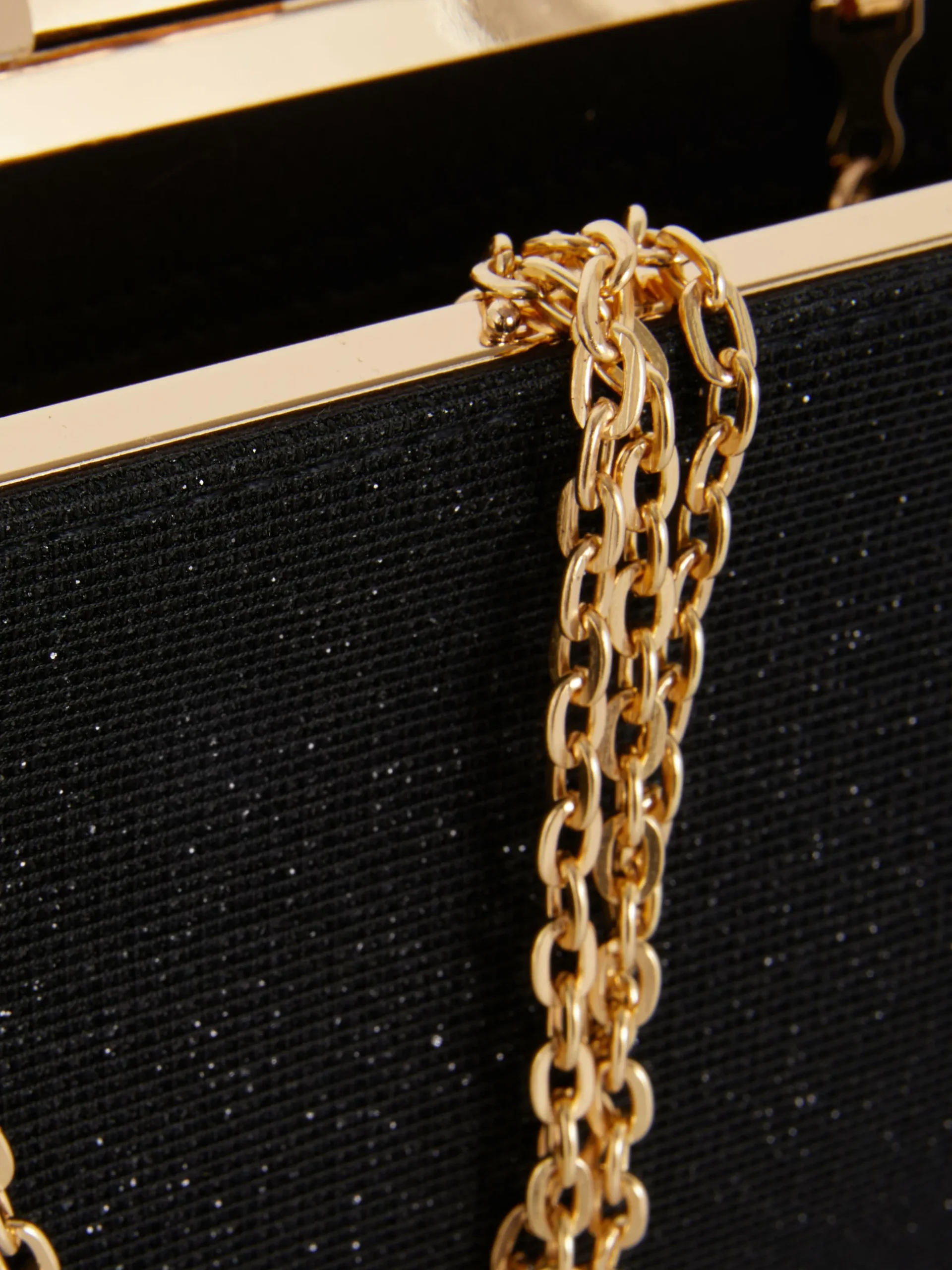 Bolso De Mano Con Purpurina