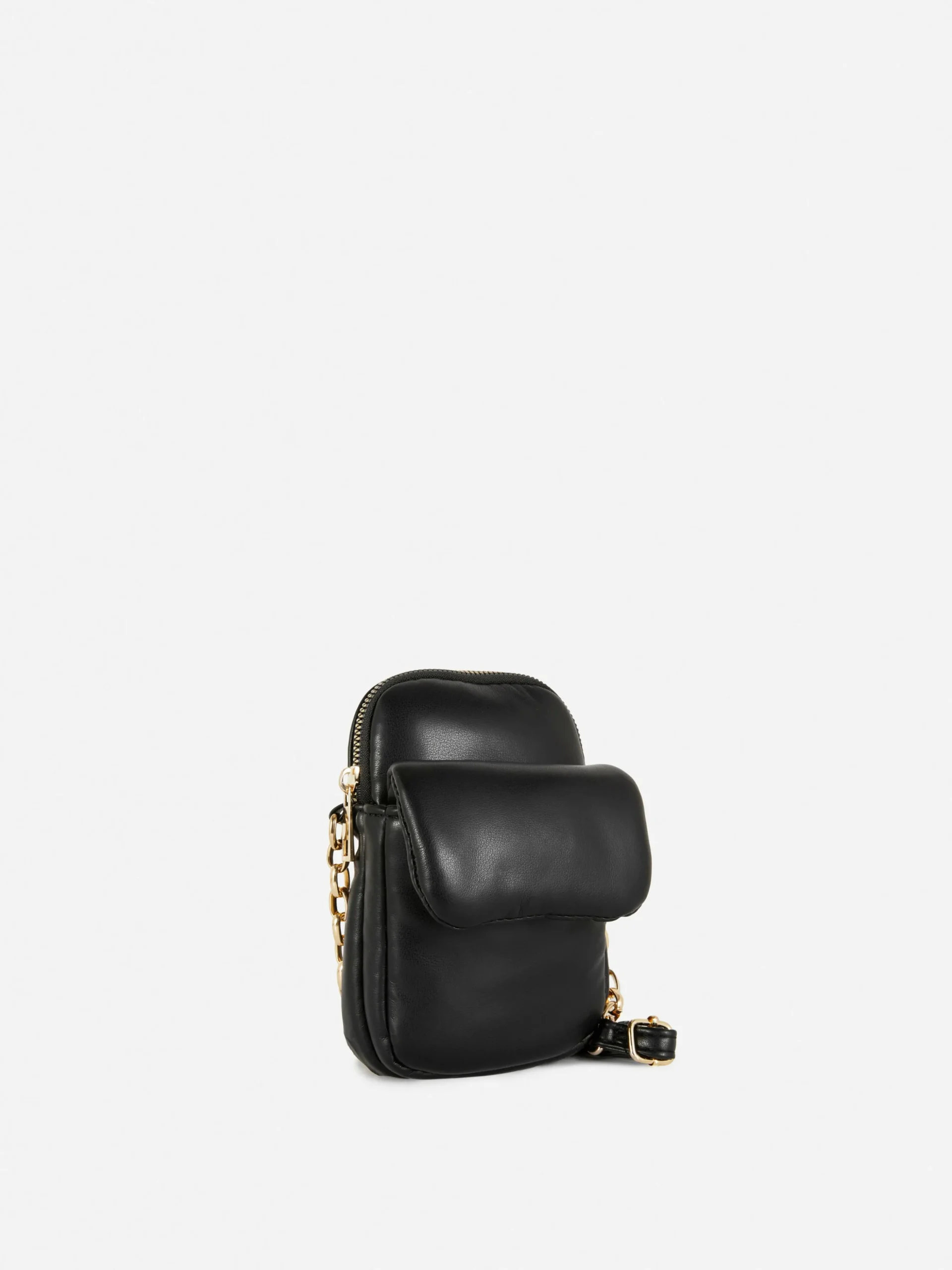 Bolso Para El Teléfono En Piel Sintética Acolchada