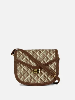 Bolso Saddle Con Monograma Gráfico