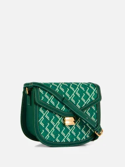Bolso Saddle Con Monograma Gráfico