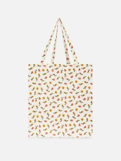 Bolso Shopper De Flores