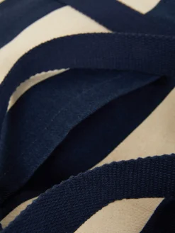 Bolso Shopper De Lona A Rayas De Rita Ora