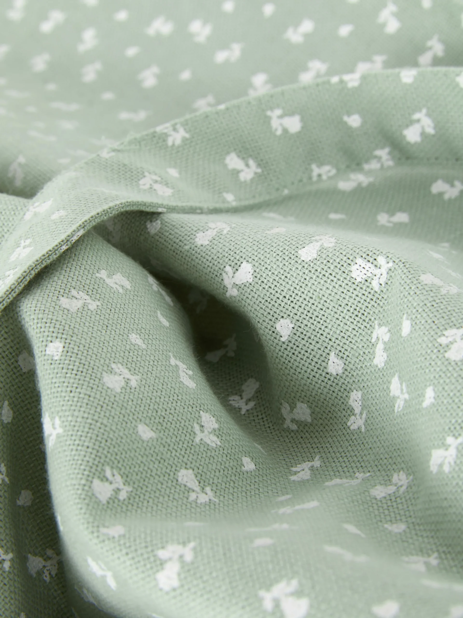 Bolso Shopper De Lona De Algodón Con Diseño Floral