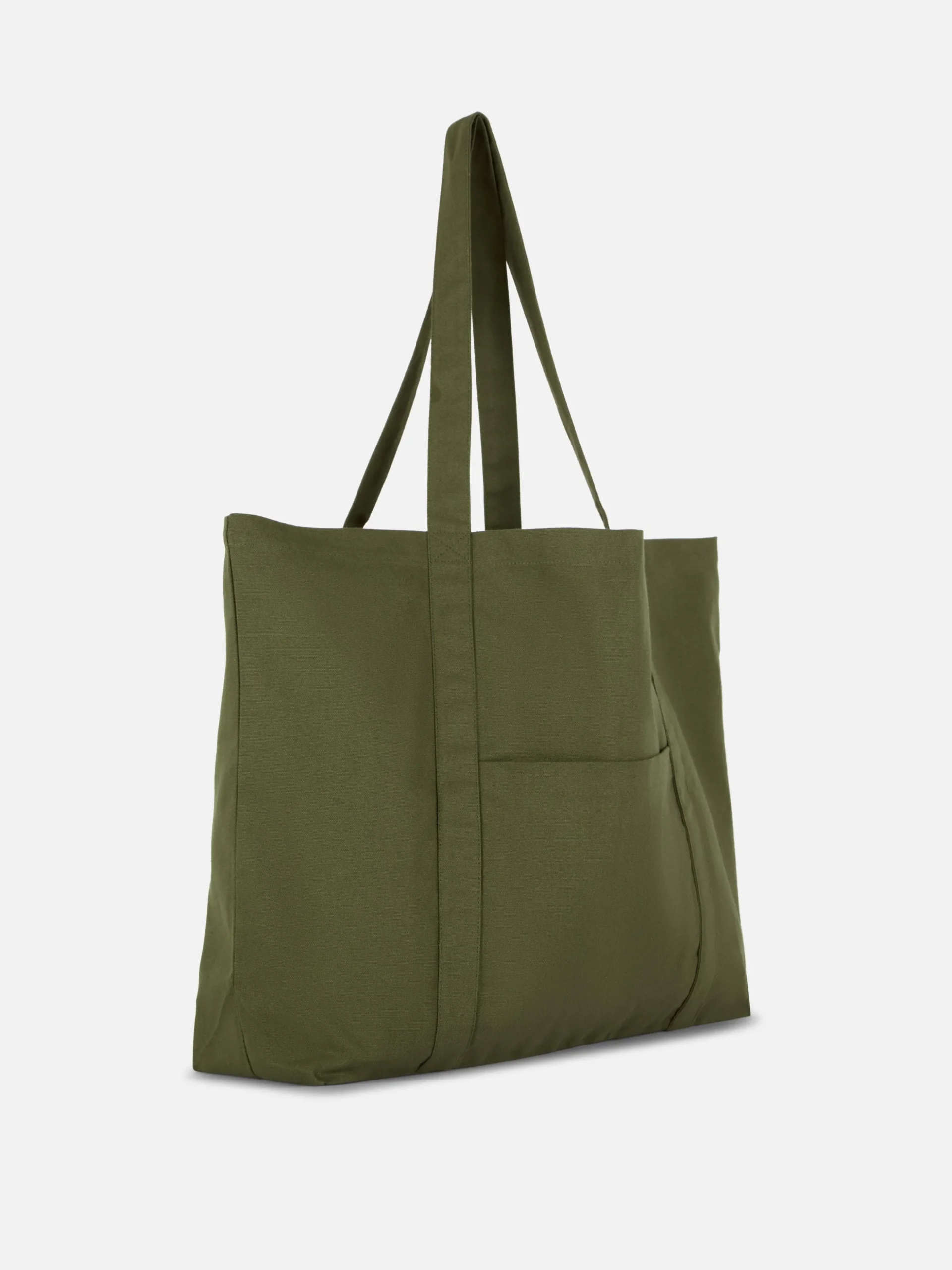 Bolso Shopper De Lona Extragrande