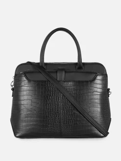 Bolso Tote Con Bolso Plano De Mano Extraíble