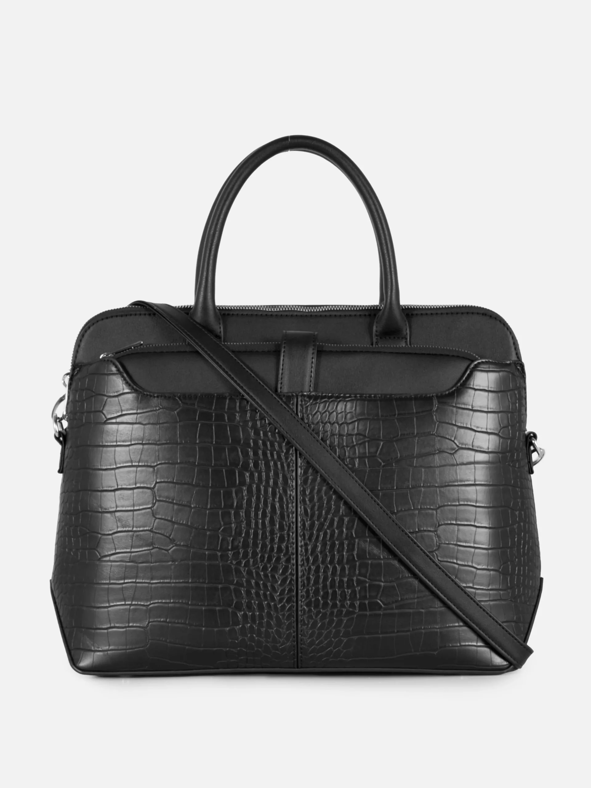 Bolso Tote Con Bolso Plano De Mano Extraíble