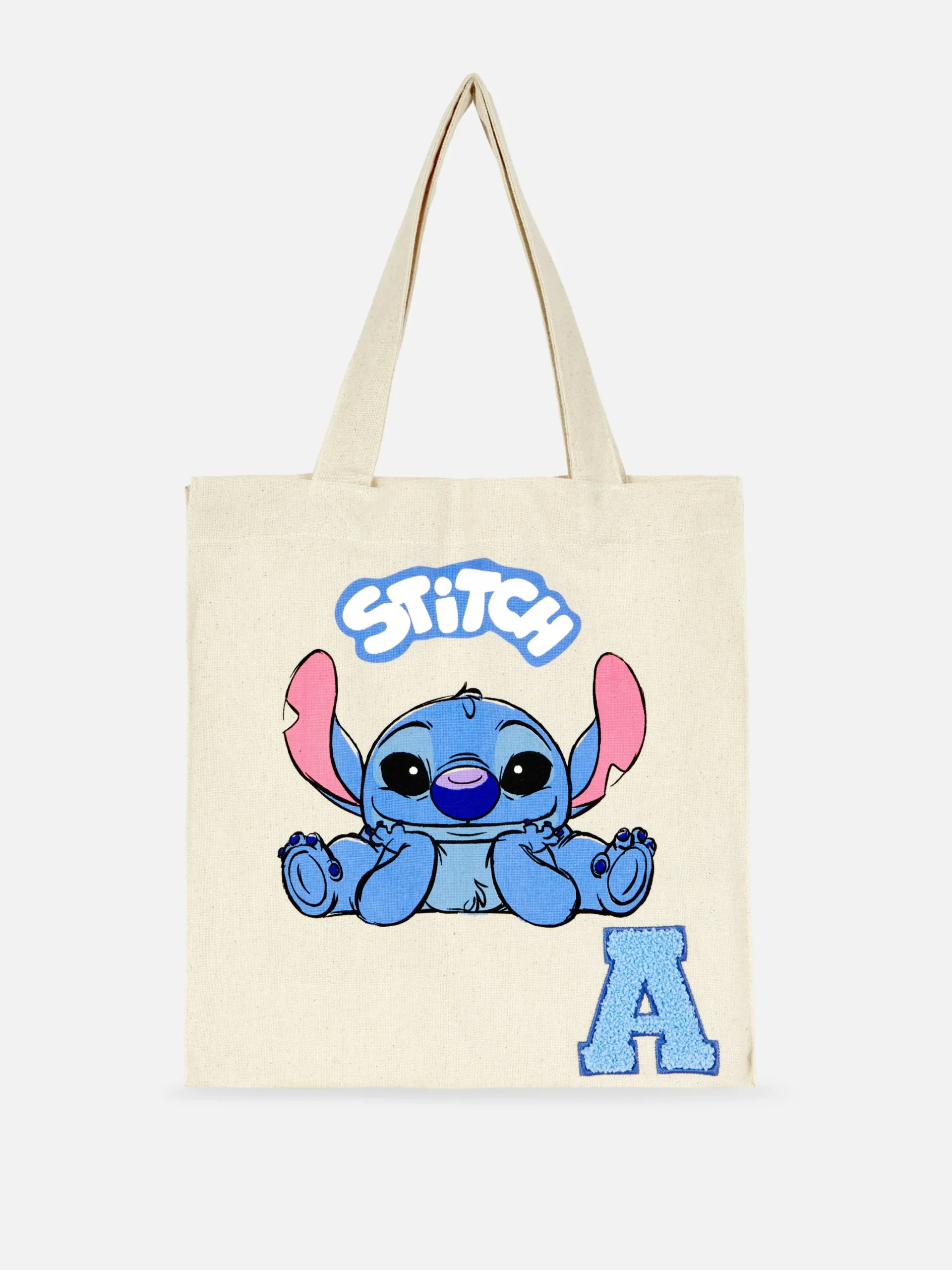 Bolso Tote Con Inicial De Stitch De Disney