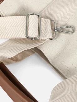 Bolso Tote De Lona De Tamaño Medio